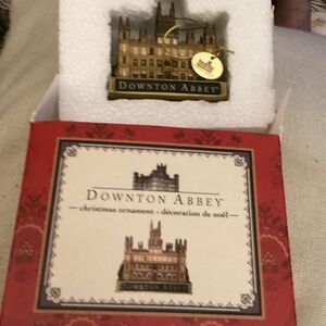 Downtown Abbey Highclere Castle Christmas Ornament NIB